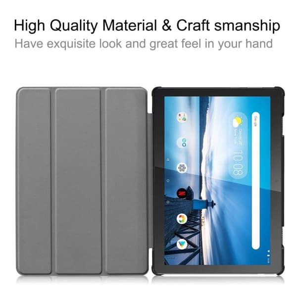 Lenovo Tab M10 tri-fold læretui - Svart