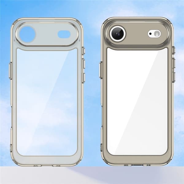 iPhone Air smart telefonskal i akryl - Transparent Grå