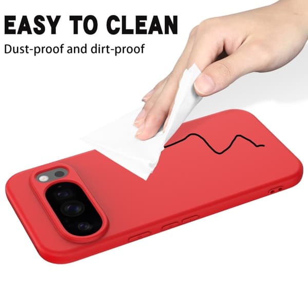 Matte Liquid Google Pixel 10 Pro XL silikone cover - Rød