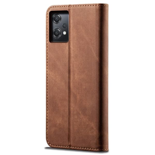 Jeans OnePlus Nord CE 2 Lite 5G flip etui - Kaffe