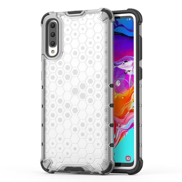 Bofink Honeycomb Samsung Galaxy A70 deksel - Hvit