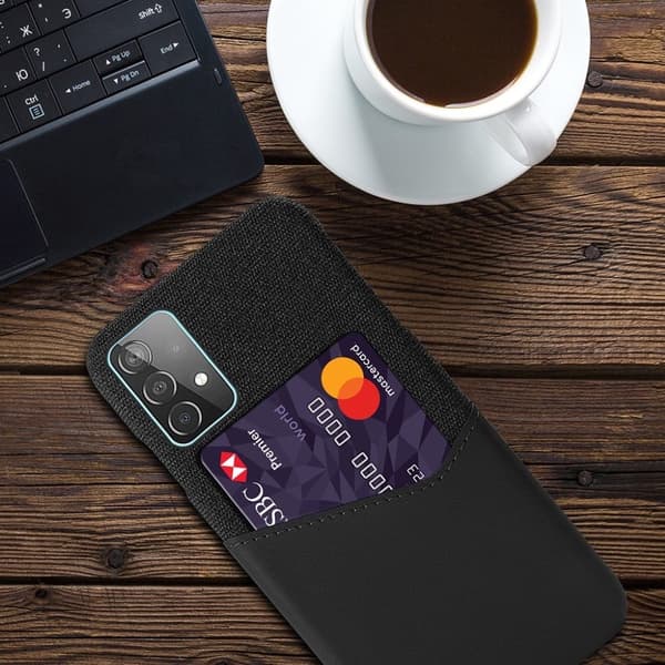 Bofink Samsung Galaxy A52 5G Card Cover - Sort