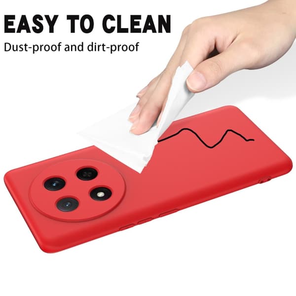 Matte Liquid Honor X9c silikone cover - Rød