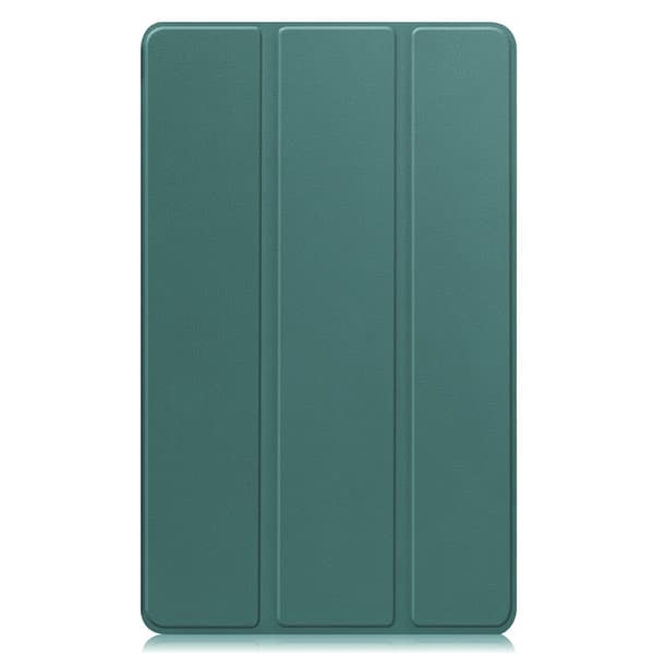 Samsung Galaxy Tab A11-etui Anti-Drop læderstativ til tablet - Sortliggrøn
