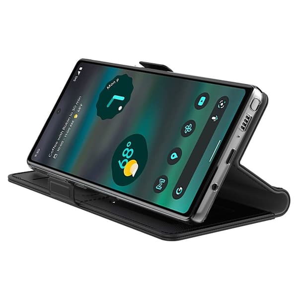 Google Pixel 10 etui med makeup-spejl i smart design - Sort