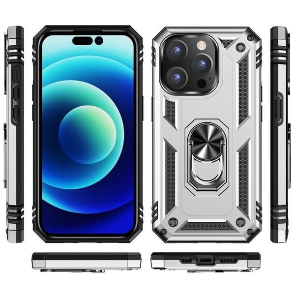 Bofink Combat iPhone 14 Pro Max Suojakotelo - Hopea