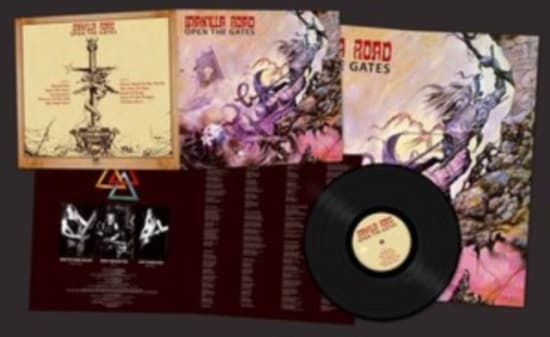 Manilla Road - Open The Gates (Sort Vinyl Lp) (LP)