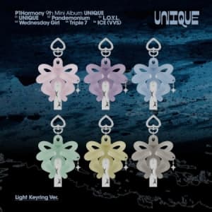 P1Harmony - Unique (Light Keyring Ver.) (Random Ver.) + Photocard (CD)