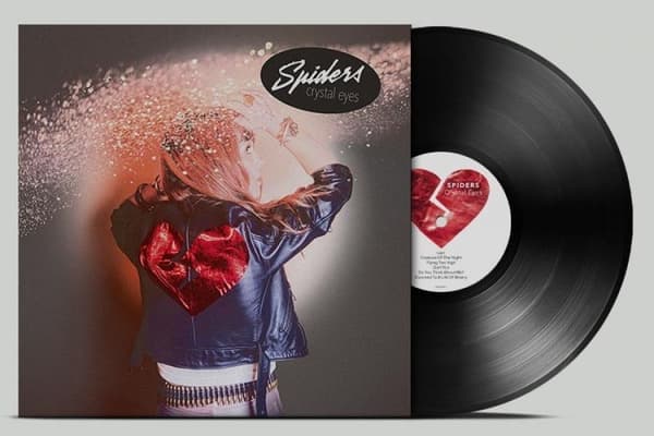 Spiders - Crystal Eyes (Sort Vinyl LP) (LP)