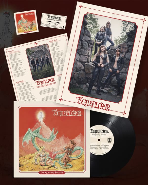 Templar - Conquering Swords (Musta vinyyli-LP) (LP)