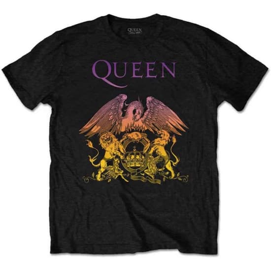 Queen - Queen T-paita: Gradient Crest