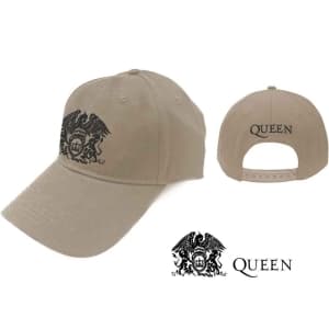 Queen - Svart Klassisk Crest Sand Baseballcaps