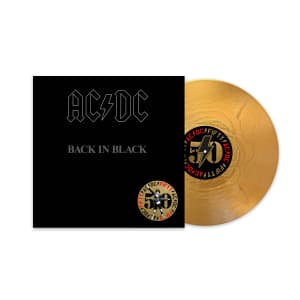 Ac/Dc - Back In Black (Begrenset Gull Metallic) (LP)