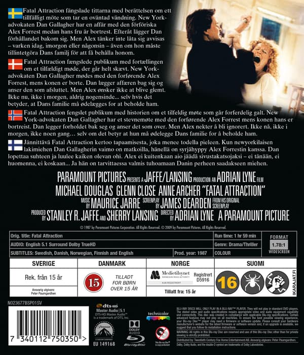 Film - Fatal Attraction Bd