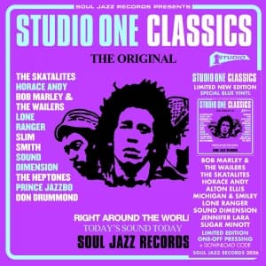 Soul Jazz Records Presents - Studio One Classics (Blå Vinyl) (LP)