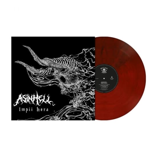 Asinhell - Impii Hora (Crimson Red Marbled Vin (LP)