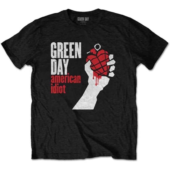 Green Day - American Idiot Uni Bl T-paita