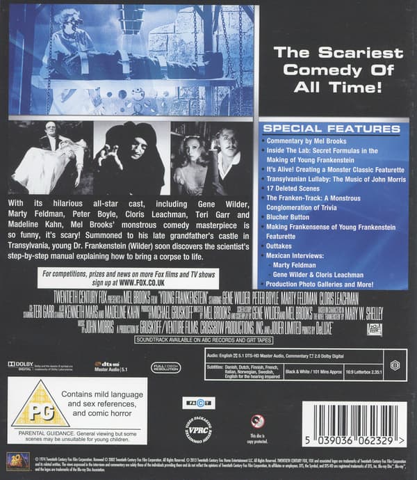 Film - Young Frankenstein Bd