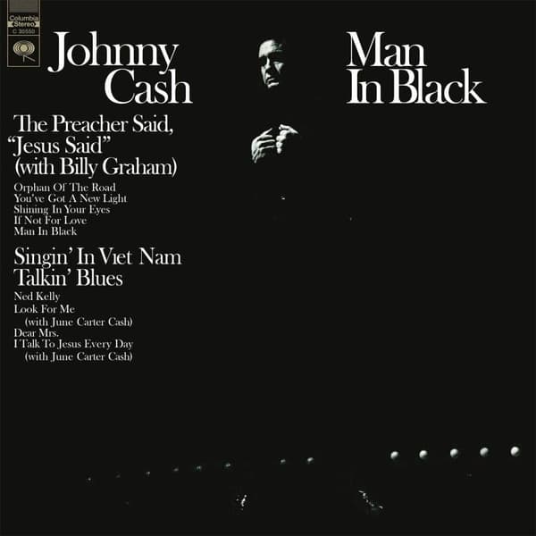 Johnny Cash - Man In Black (LP)