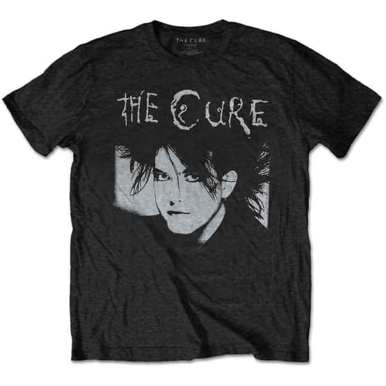 The Cure - Robert Illustration Musta T-paita