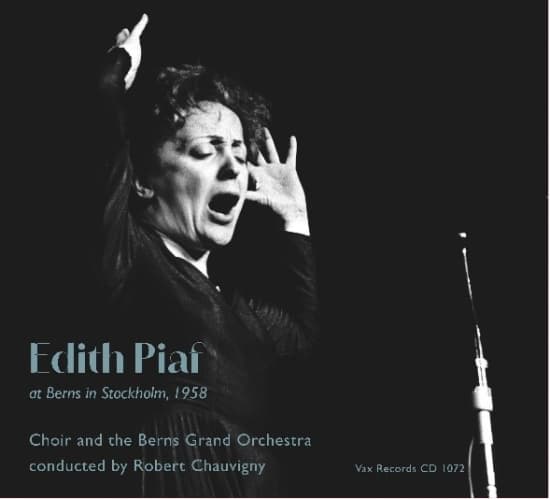Edith Piaf - Live At Berns Tukholmassa, 1958 (CD)