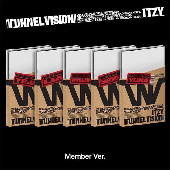 Itzy - Tunnel Vision (Member Ver.) (CD)