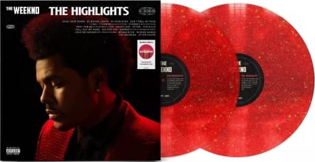 The Weeknd - Highlights (Rød Glitrende Vinyl/2Lp) (LP)