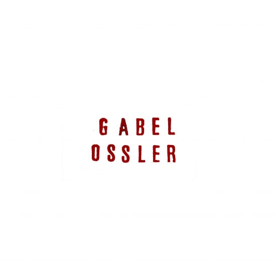 Gabel/Ossler - Gabel/Ossler (Gatefold Black Vinyl LP) (LP)