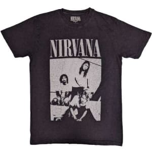 Nirvana - Unisex T-skjorte: Sitting (Distressed) (Sm