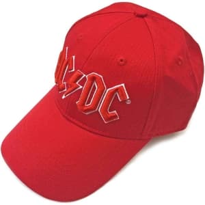 Ac/Dc - Punainen logo punainen baseball-lippis