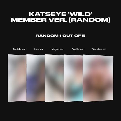 Katseye - Wild (medlemsversjon) (tilfeldig versjon) (CD)