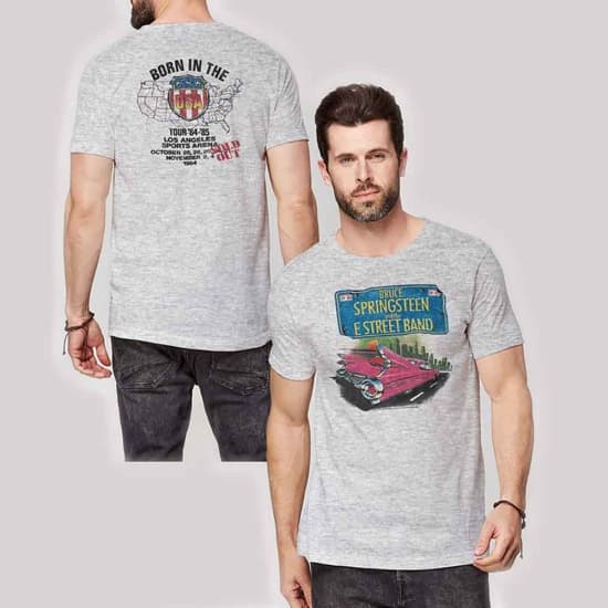 Bruce Springsteen - Pink Cadillac Uni Grey S