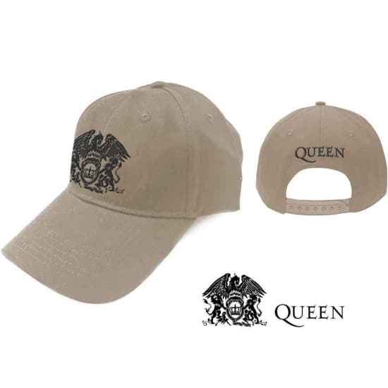 Queen - Sort Klassisk Crest Sand Baseball C