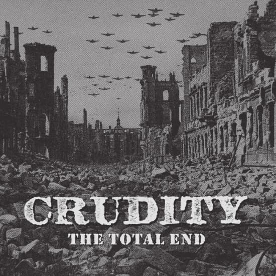 Crudity - The Total End (Sort Vinyl LP) (LP)