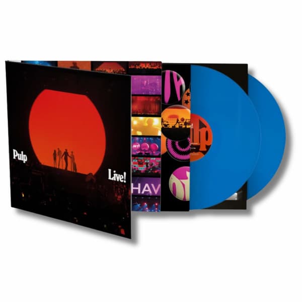 Pulp - Live! (Blå Vinyl) (LP)