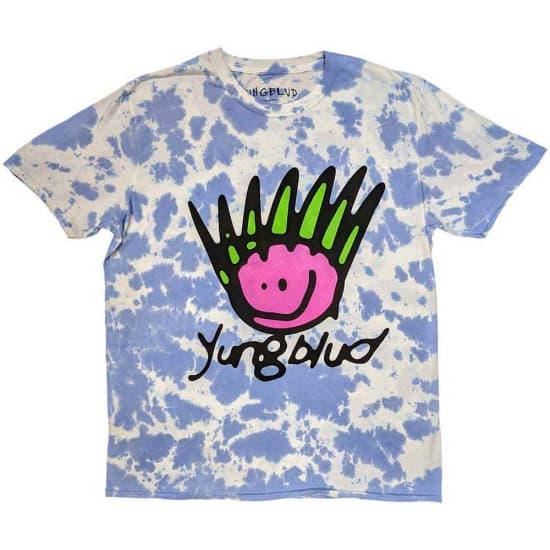 Yungblud - Face Uni Blå Dip-Dye