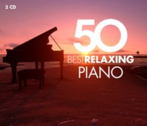 Various Artists - 50 bedste afslappende klaver (CD)