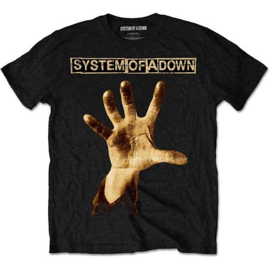System Of A Down - Hand Uni Bl T-paita