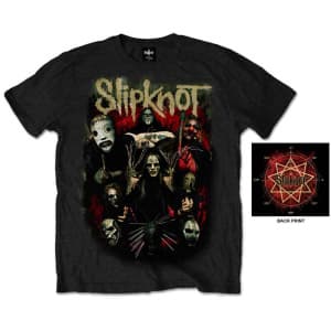 Slipknot - Come Play Dying Back Print Uni Bl T-skjorte
