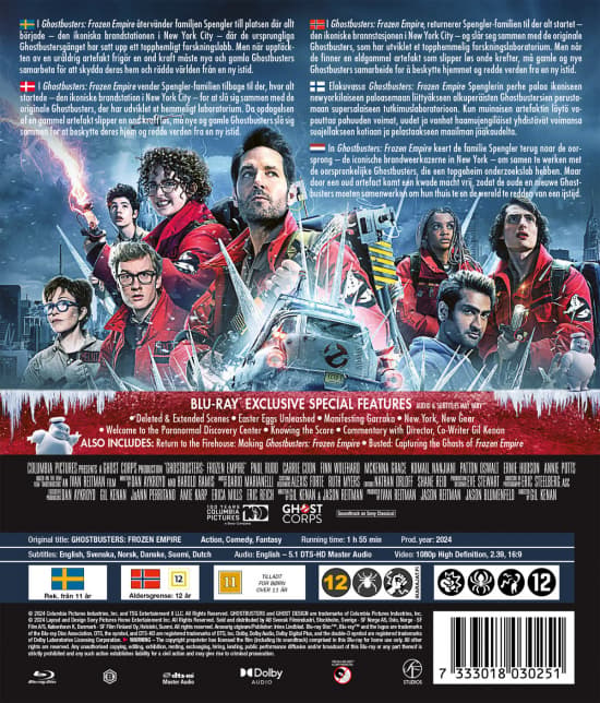 Elokuva - Ghostbusters: Frozen Empire (Bd)
