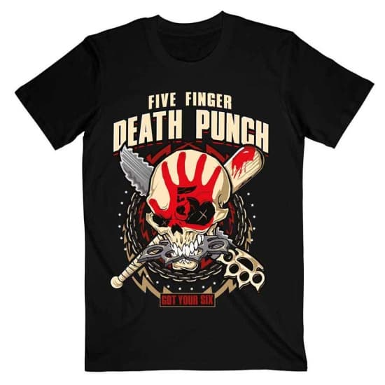 Five Finger Death Punsch - Zombie Kill Uni Bl T-paita (XL)