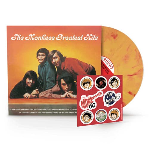 Monkees - Greatest Hits (Yellow Flame W/ Sticker Pack) (LP)