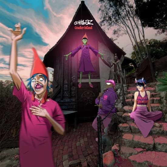 Gorillaz - Cracker Island (Sort Vinyl) (LP)