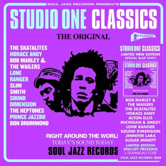 Soul Jazz Records Presents - Studio One Classics (Blå Vinyl) (LP)