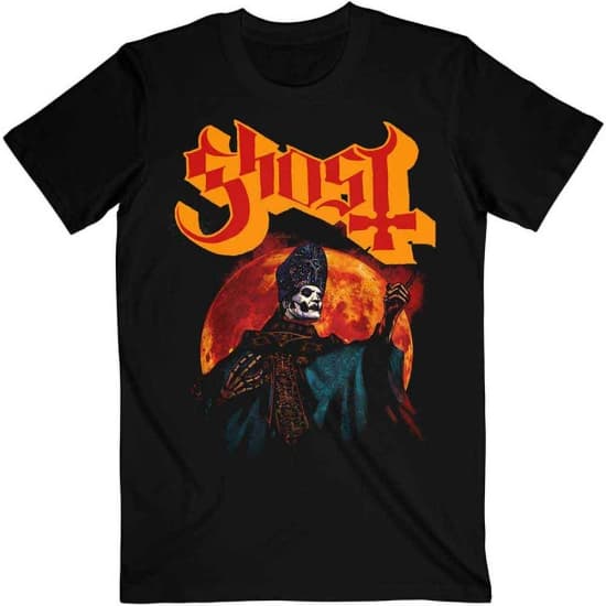 Ghost - Hunters Moon Uni Bl T-paita