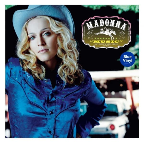 Madonna - Music (Blå Vinyl) (LP)