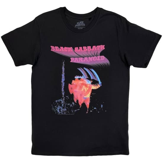 Black Sabbath - Paranoid Motion Trails Uni Bl T-skjorte