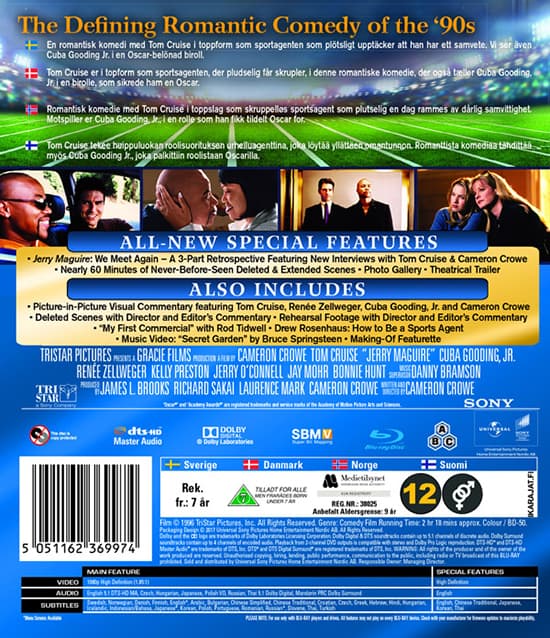 Elokuva - Jerry Maguire 20Th Ae Bd S-T