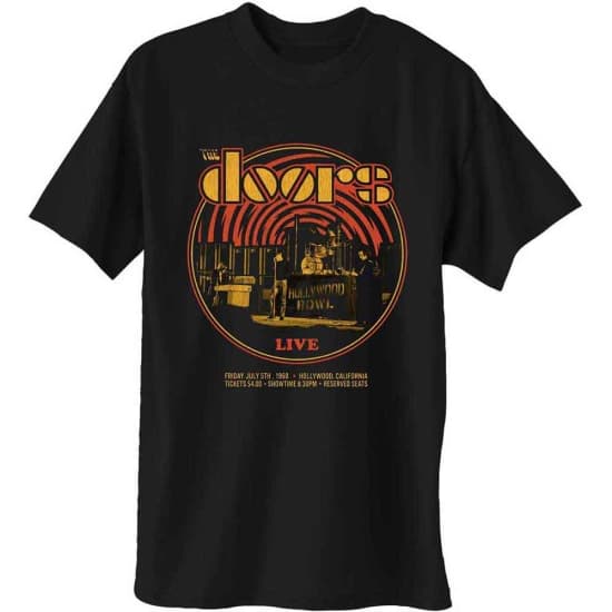 The Doors - Live 68 Retro Circle Uni Bl (XL)