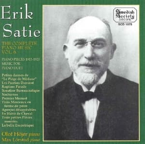 Satie Erik - Komplett pianomusikk Vol 6 (CD)